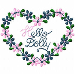 Hearts Embroidery Design 4